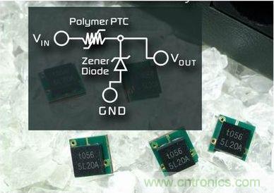 PolyZen器件能夠保護(hù)汽車周邊設(shè)備的輸入電源、直流電源以及輸出功率調(diào)節(jié)電路