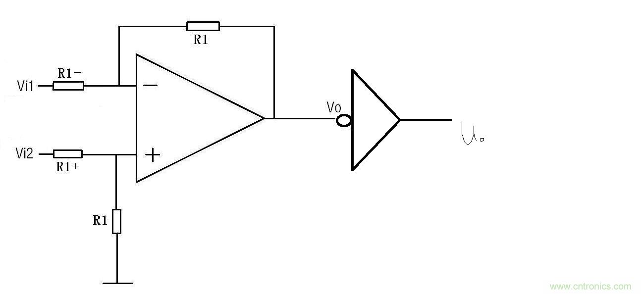 差動(dòng)放大電路，差動(dòng)放大電路圖