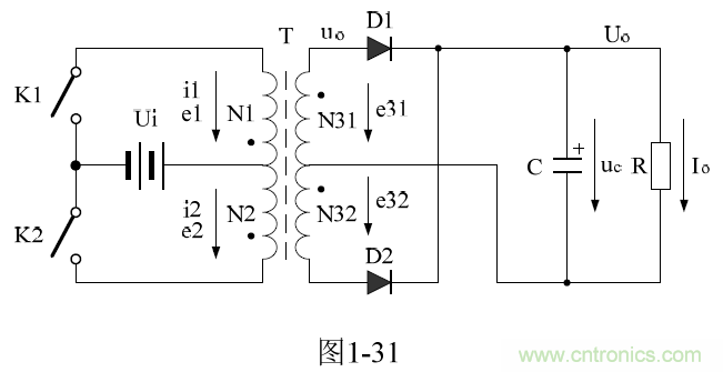 推挽式變壓器開關(guān)電源原理及參數(shù)計(jì)算——陶顯芳老師談開關(guān)電源原理與設(shè)計(jì)