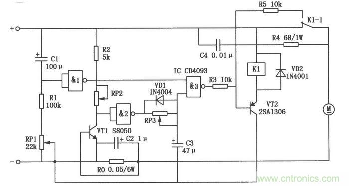 大功率電動機(jī)過流保護(hù)電路圖