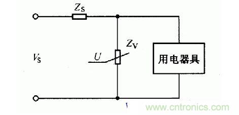 壓敏電阻器組成的保護電路設(shè)計