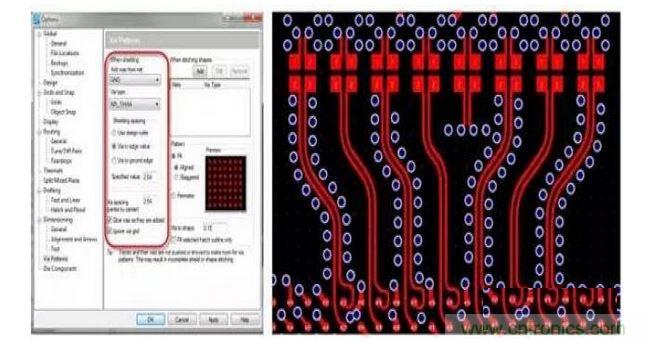 PCB 設(shè)計(jì)工具如果能夠控制共面波導(dǎo)和波導(dǎo)過(guò)孔的創(chuàng)建，將有助于顯著減少設(shè)計(jì)錯(cuò)誤和縮短設(shè)計(jì)時(shí)間。