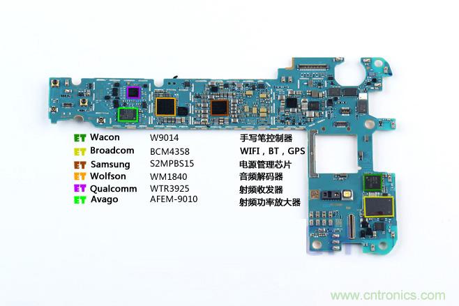 Galaxy Note5拆解，與S系列差距日漸模糊