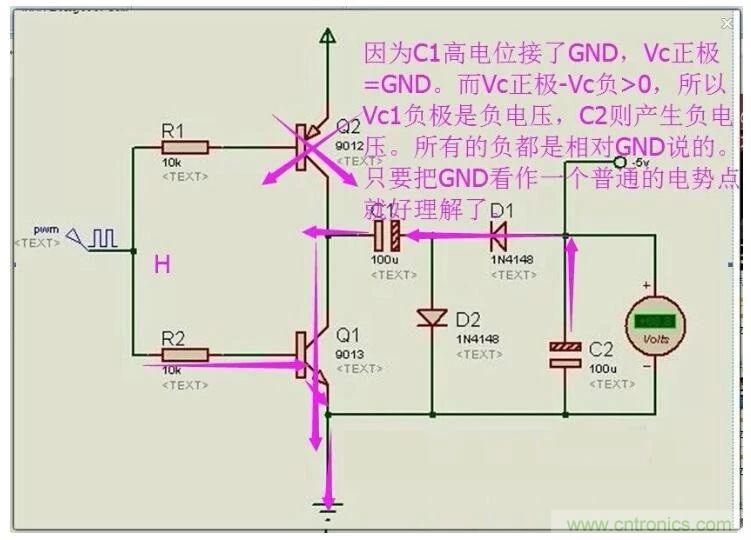 負(fù)壓是怎么產(chǎn)生的？附電路詳細分析