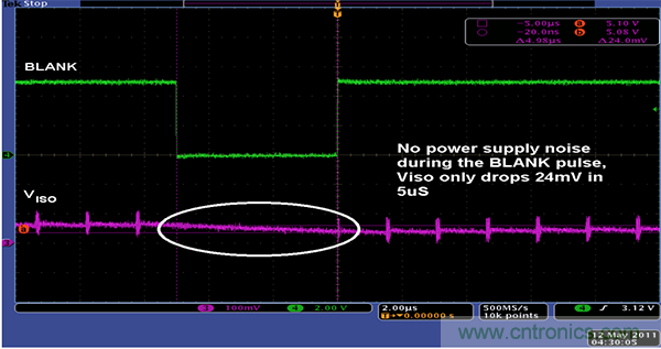 利用isoPower器件屏蔽電源，從而提高精度