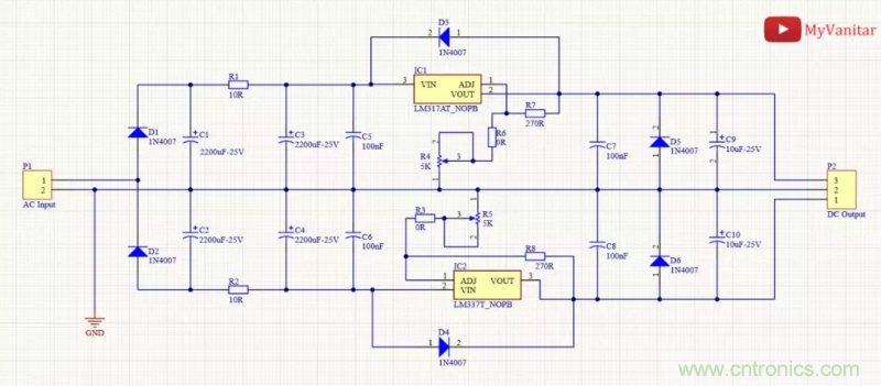 怎樣構(gòu)建可調(diào)線性AC-DC電源供用戶自由調(diào)節(jié)？