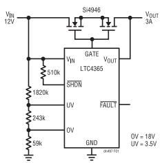 為敏感電路提供過壓及電源反接保護！