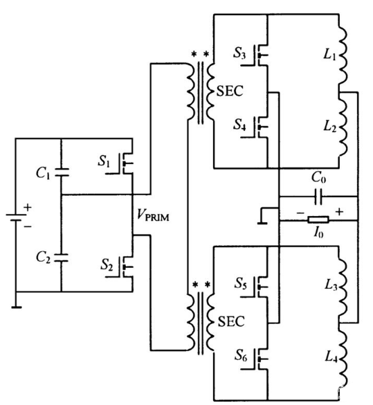 倍流整流的低壓大電流DC－DC變換器的結(jié)構(gòu)分析