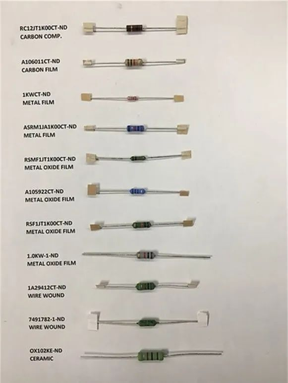 對照一下，你了解幾種電阻？