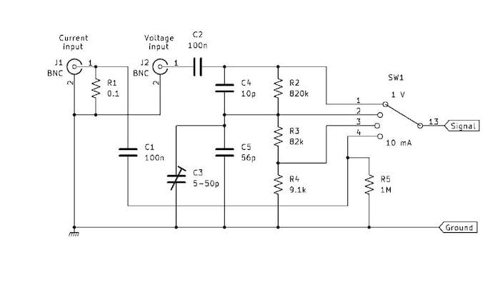 設(shè)計寬帶模擬電壓和電流表