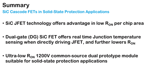 雙柵結構 SiC FETs 在電路保護中的應用